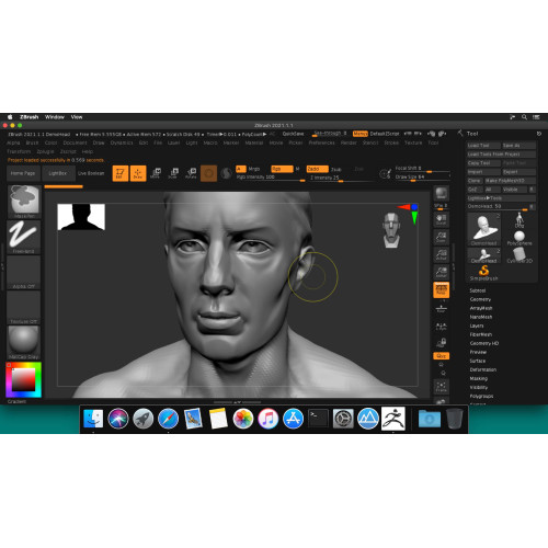 Установка ZBrush на Mac